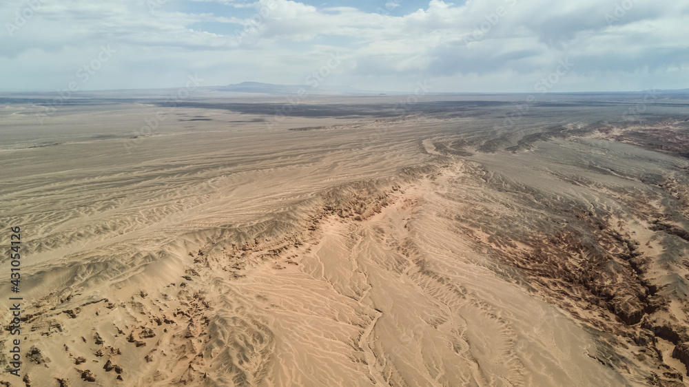 Harman Tsav desert aerial view