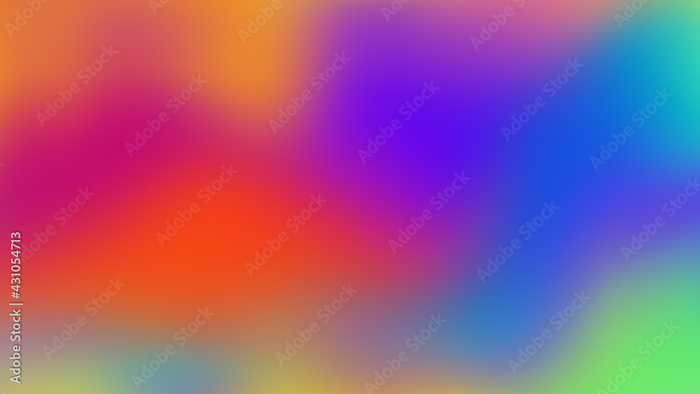 Rainbow color blurred gradient with lights us background with copy space for graphic design, poster and banner. Gay Pride LGBT concept