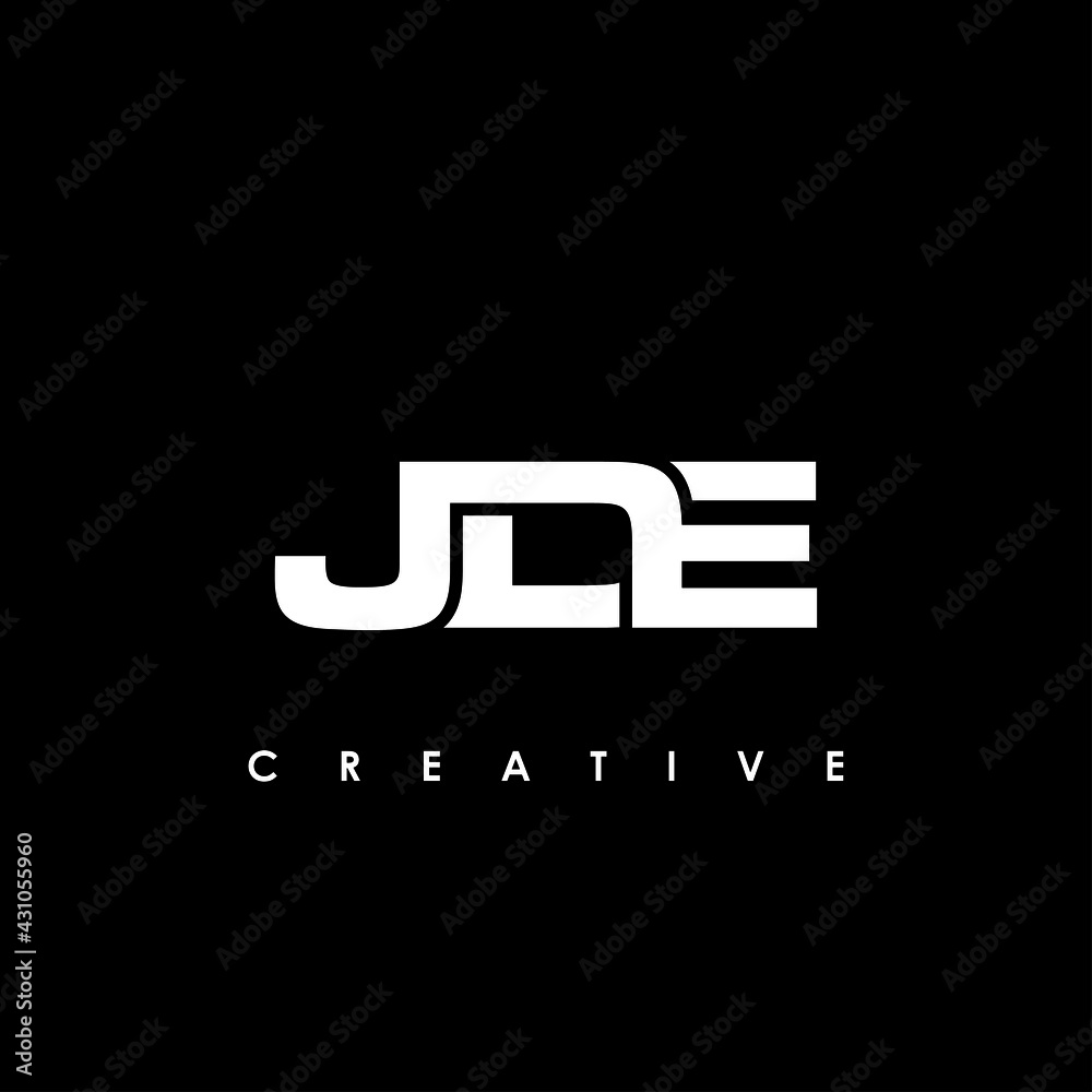 JDE Letter Initial Logo Design Template Vector Illustration JDE Letter Initial Logo Design Template Vector Illustration