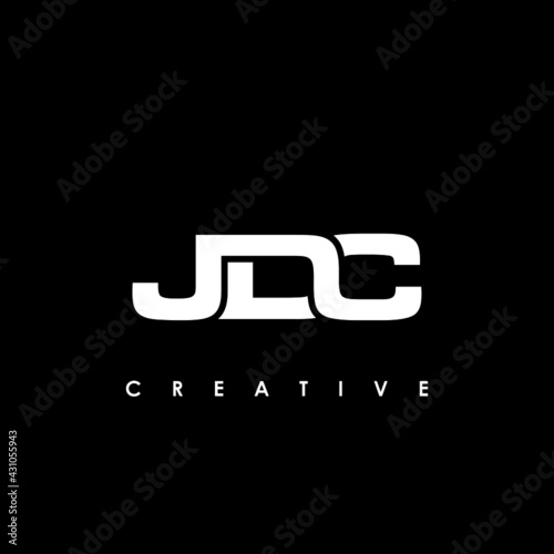 JDC Letter Initial Logo Design Template Vector Illustration photo