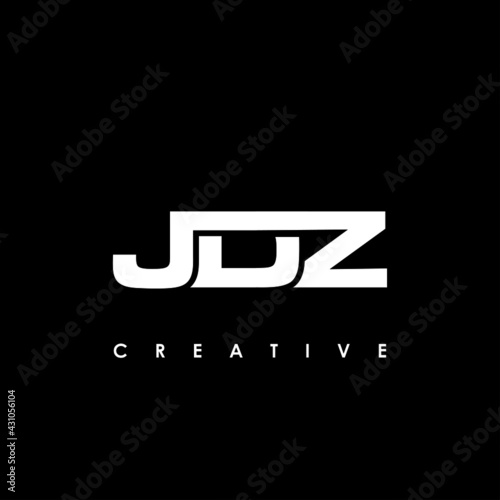 JDZ Letter Initial Logo Design Template Vector Illustration