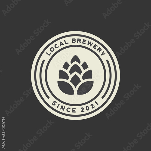 local brewery badge logo template