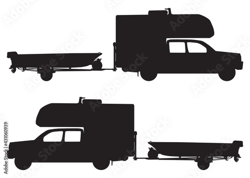 Fishing Trip in Silhouette