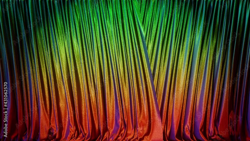 Realistic 3D animation of the Jungle colors gradient textured ...