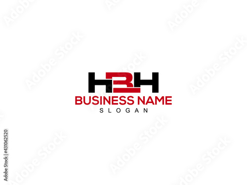 HBH Logo Letter Vector For Brand photo