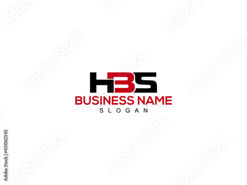 HBS Logo Letter Vector For Brand photo