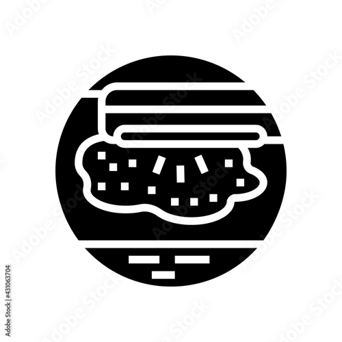 phototherapy treat glyph icon vector. phototherapy treat sign. isolated contour symbol black illustration