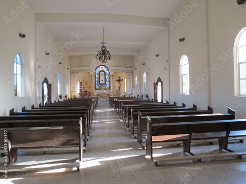 Carta da parati Interior iglesia todos santos, baja california