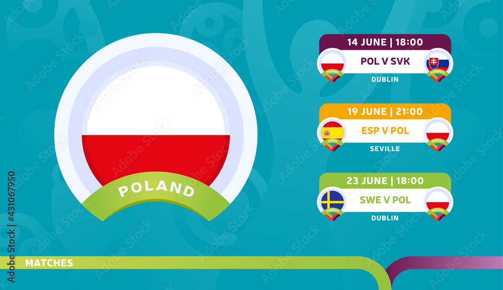 poland national team Schedule matches in the final stage at the 2020