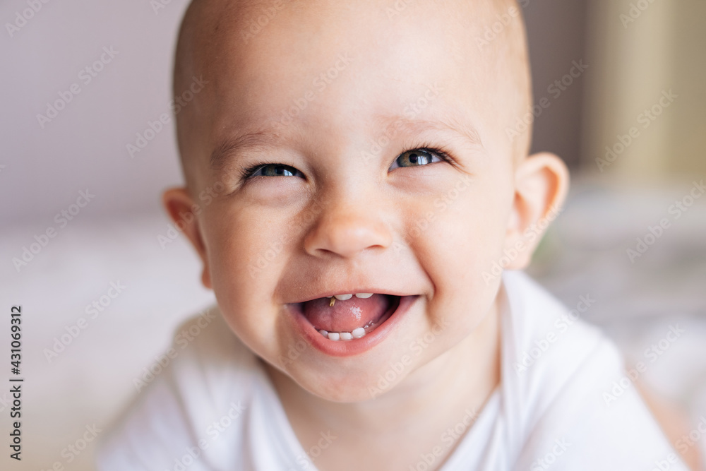 portrait of a smiling kid