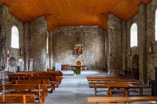 Cerkiew świętej Męczennicy Paraskewii w Łopience, Bieszczady, Polska /Orthodox Church of the Holy Martyr of Paraskeva in Łopienka, Bieszczady, Poland photo