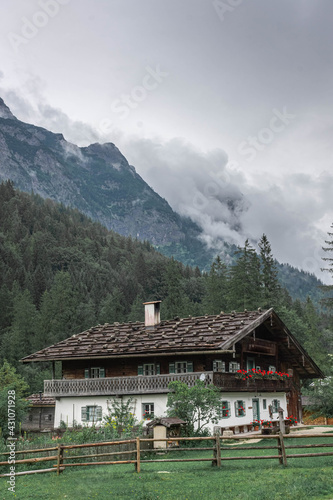 Traditional bavarian house on Mount Jenner, Germany
