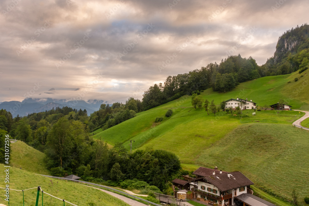 The hills in Berchtesgaden National Park The hills in Berchtesgaden National Park