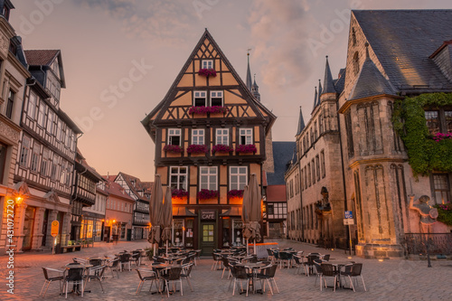 Main square of Quedlinburg  Germany