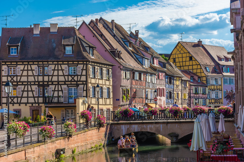 Little town of Colmar in Alsace, France