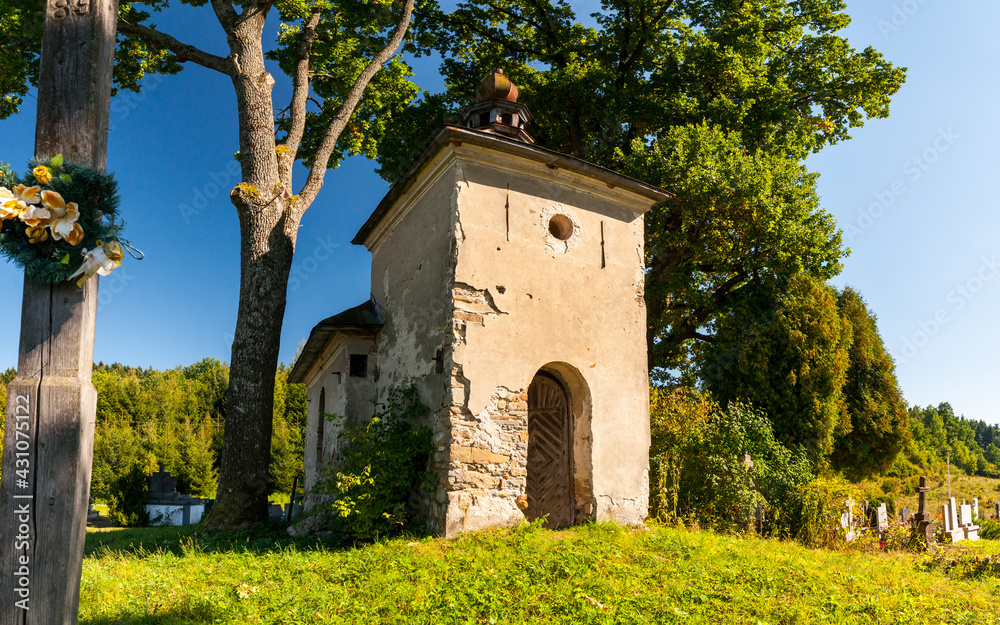 Kaplica w Manastercu, Bieszczady, Polska / Chapel in Manastercu, Bieszczady, Poland Kaplica w Manastercu, Bieszczady, Polska / Chapel in Manastercu, Bieszczady, Poland
