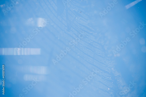 Azure Web: The Artistry of a Spider's Creation