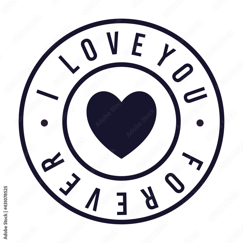 Fototapeta premium love in lettering