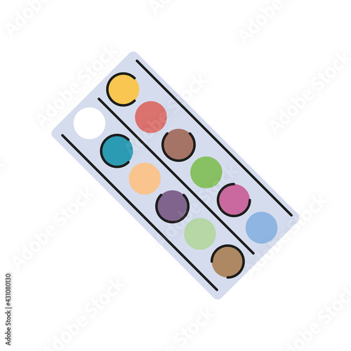 watercolor palette paint