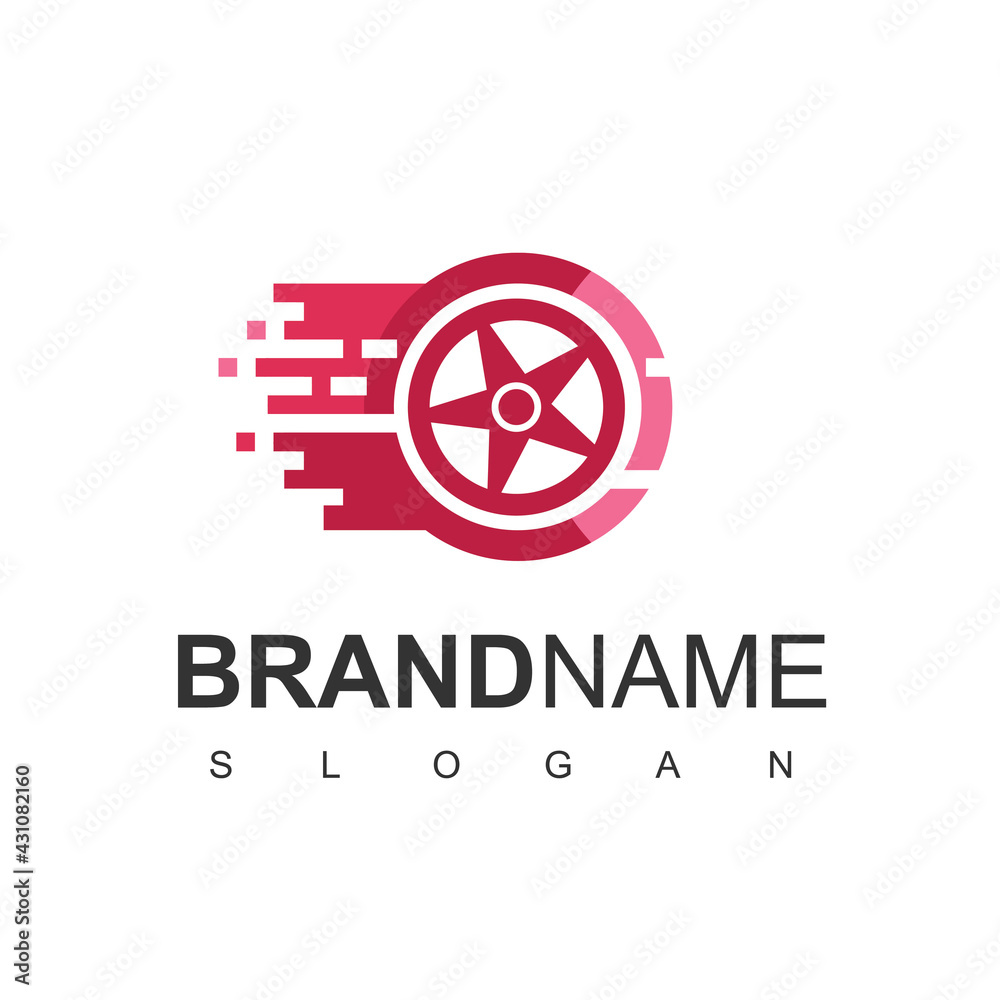 Tire Store Center Logo Design Vector Tire Store Center Logo Design Vector