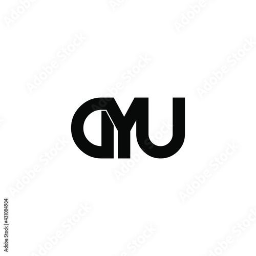 dyu letter original monogram logo design