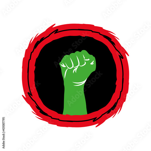 juneteenth raised hand