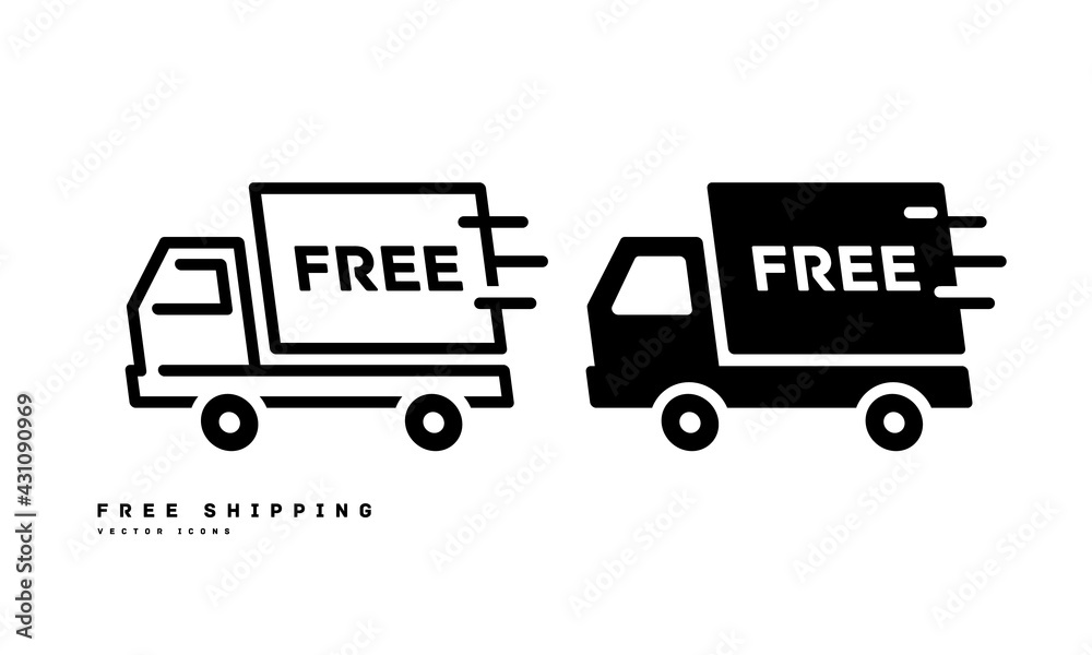Free shipping vector illustration icon