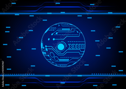 graphics design illustration digital circuit diagram technology for background wallpaper vector illustration 
