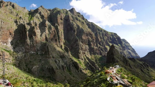 Masca Village on Tenerife, popular tourist destination.