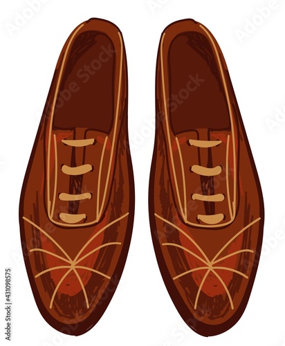 Old vintage shoes for men, fashion and trends