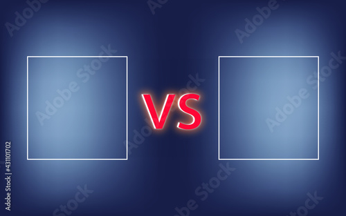 versus letters background for sports game