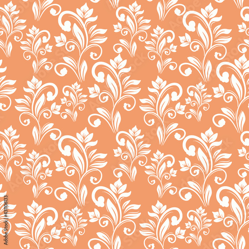 Wallpaper Mural Floral Seamless Pattern Torontodigital.ca