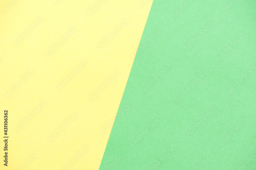 Yellow and green paper background