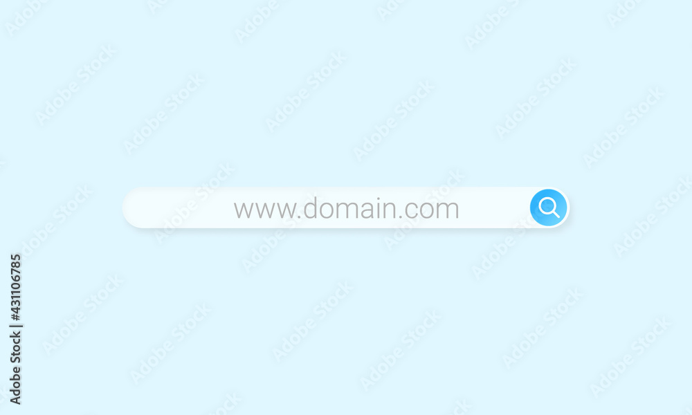Neumorphism Soft UI Search bar vector element design Neumorphism Soft UI Search bar vector element design
