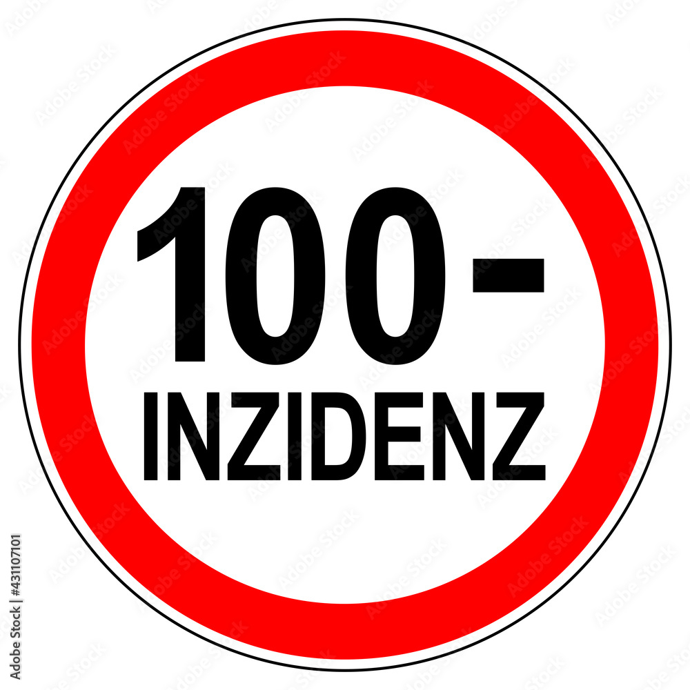 gcis100 GermanCoronavirusInzidenzSign gcis - german sign - Coronavirus Inzidenz Sign - 100 Inzidenz Zeichen . 100 minus - verboten rot xxl g10512 gcis100 GermanCoronavirusInzidenzSign gcis - german sign - Coronavirus Inzidenz Sign - 100 Inzidenz Zeichen . 100 minus - verboten rot xxl g10512
