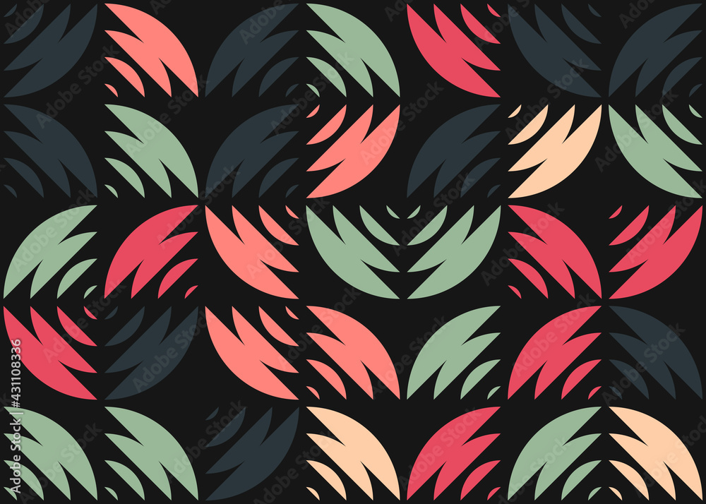 Abstract Geometric Pattern generative computational art illustration Abstract Geometric Pattern generative computational art illustration