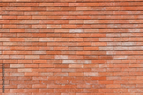 Brick orange wall backround