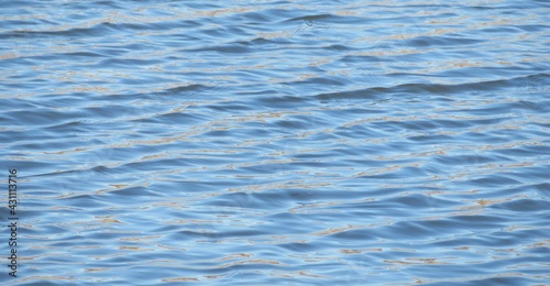 Blue water background with ripples