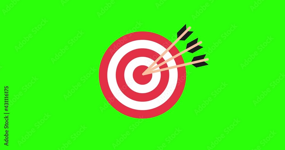 Animation of shooting from a bow to a target. The concept of achieving a goal in business or in another matter. Green screen. 4K
Animation of shooting from a bow to a target. The concept of achieving a goal in business or in another matter. Green screen. 4K