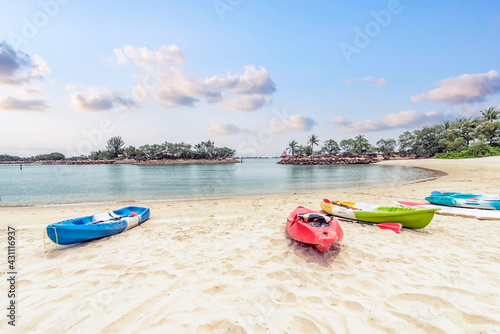 Photography Siloso Beach in Sentosa Island, Singapore