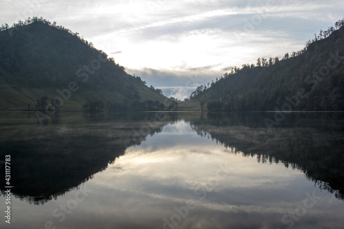 Ranu Kumbolo Lake at Mount Semeru