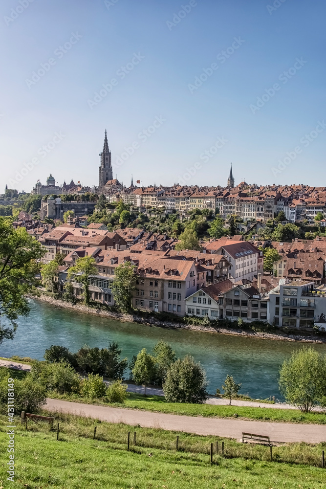 The city of Bern in Switzerland