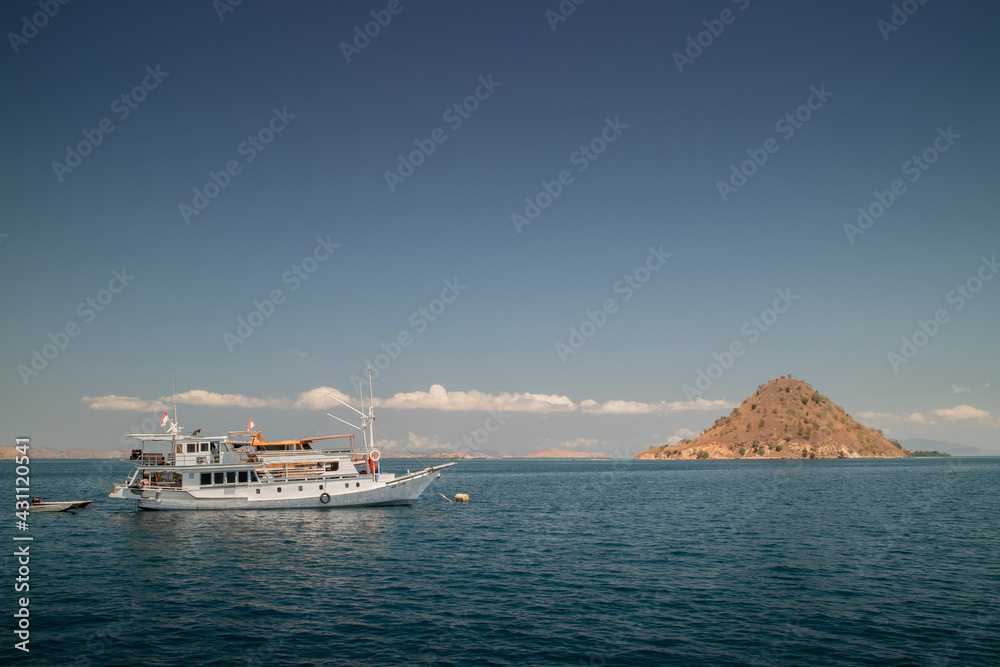 Ship in the Flores Sea