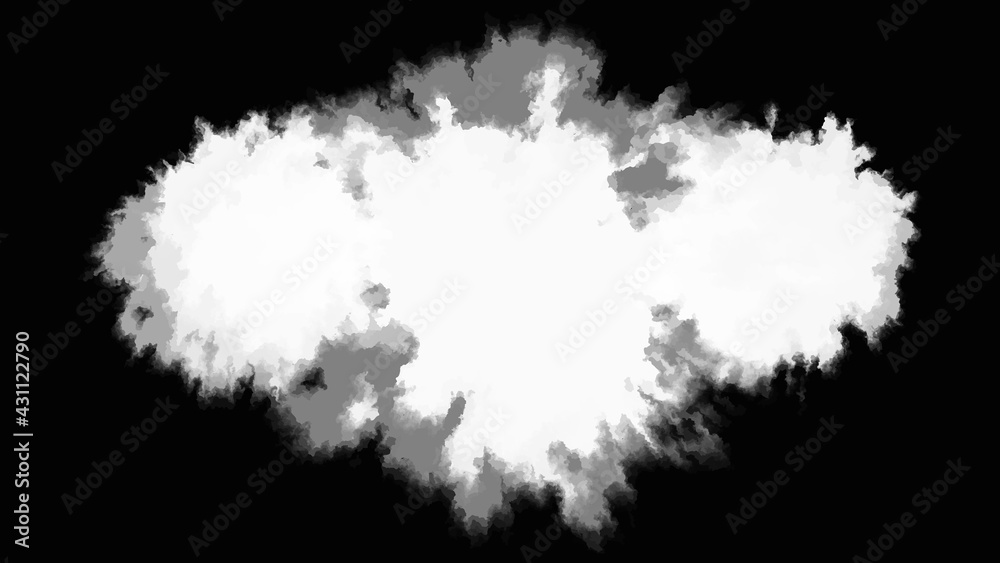 Ink stain slowly spreads over the paper.