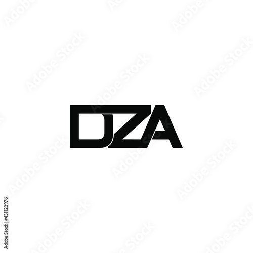 dza letter original monogram logo design photo