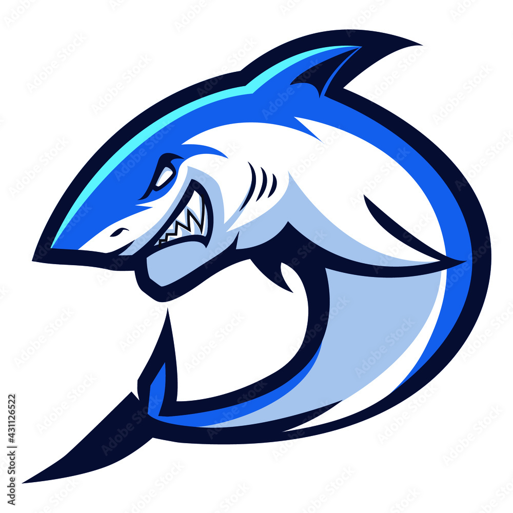 Naklejka premium shark logo