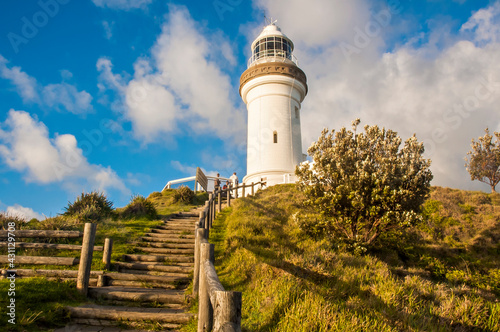 Wallpaper Mural Morning view of Byron Bay Lighthouse, the most eastern mainland of Australia, New South Wales, Australia