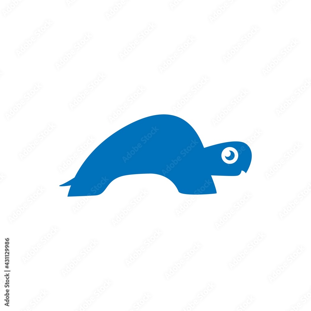 cute blue turtle logo, tortoise minimal animal icon illustration silhouette cute blue turtle logo, tortoise minimal animal icon illustration silhouette
