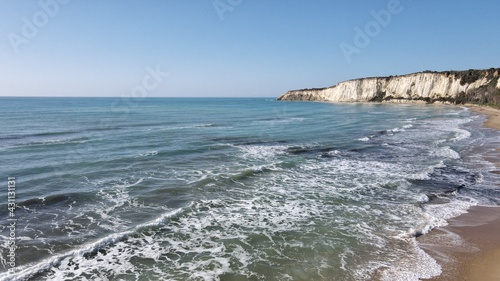 waves on the beach