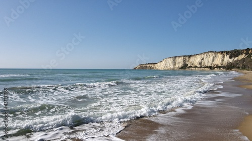 waves on the beach